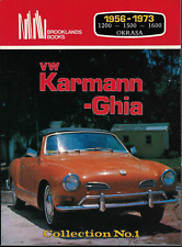 VW KARMANN-GHIA COLLECTION: NUMBER 1 1981 BOOK 1956-1973 ROAD TESTS/COMPARISON picture