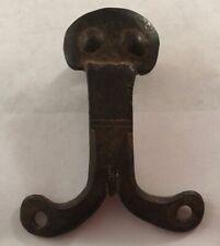 ANTIQUE HAND FORGED WROUGHT IRON ARCHITECTURAL HINGE LATCH AAFA FOLK ART  picture