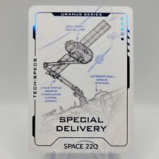 Disney EPCOT Space 220 White Trading Card Special Delivery Card Uranus Series picture