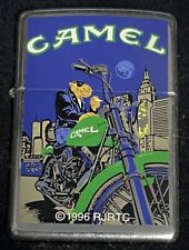 ZIPPO 1997 CAMEL MOON AND MOTOR POLISHED CHROME LIGHTER SEALED IN BOX c554 picture