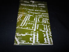 Vintage 1975 Wisconsin's Land facts and Issues Booklet. League of Women Voters picture