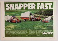 1978 Print Ad Snapper Riding & Rotary Lawnmowers McDonough,Georgia picture