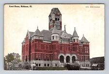 Robinson IL-Illinois, Court House, Antique Vintage Souvenir Postcard picture