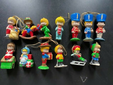 Joan Walsh Anglund Lot of 12 CHRISTMAS ORNAMENTS Vintage 1972-1981  Boy Girls picture