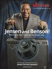 George Benson Jensen Tornado Speakers in Fender GB Twin Reverb Amp 8 x 11 ad picture