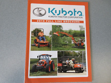 Kubota 2010 Full Line Brochure Literature 78 pages picture