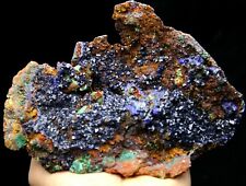 WOW Rare Glittering Azurite & Malachite Crystal Mineral Specimen/China A043 picture