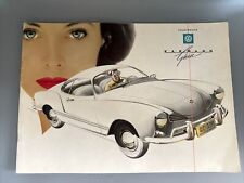 Volkswagen VW Karmann Ghia  OEM  Sales Brochure Instructions Repair Vintage Rare picture