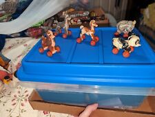 Vintage 1960's Marx Toys Fun On Wheels Disney Characters Lot Of 5 Lady & Tramp picture