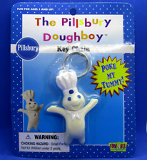 FS NIP Pillsbury Doughboy POKE MY TUMMY FIGURAL KEYCHAIN POPPIN' FRESH FUN4ALL picture