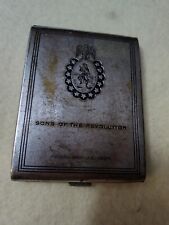 ANTIQUE/ VINTAGE CIGARETTE TIN ( SONS OF THE REVOLUTION) DATED February 22nd... picture