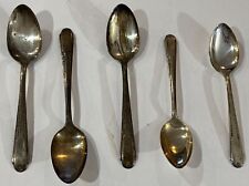 1930's Silver Plate Gorham CAVALIER Flatware 3 Table Spoons 2 Desert Spoons picture