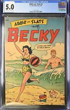 Abbie An' Slats #3 CGC VG/FN 5.0 Off White to White St. John Publication 1948 picture