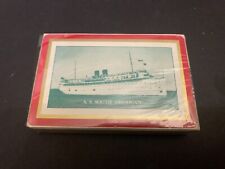 Vintage S.S. South American Steamer Ship Remembrance Playing Cards Sealed NOS picture