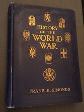 Antique Book 1918 WWI History Of The World War Military History 1st Edition  picture
