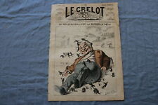 1873 FEBRUARY 16 LE GRELOT NEWSPAPER - LE NOUVEAU GULLIVER - FRENCH - NP 8613 picture