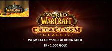 WoW Faerlina Gold 1k Classic Cataclysm Horde picture