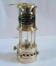 9''Oil Lamp Antique Nautical Brass Lantern Vintage Minor Lamp Maritime Ship Boat picture