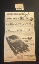 1950’s Henry J Kaiser-Frazer Car Automobile Magazine Print Ad picture