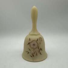 Vintage Fenton Satin Custard 6 inch Bell Signed picture