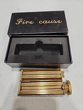 Pure Copper Cigarette Roller Vintage Brass Handmade Manual Roller 70X8mm New picture
