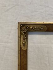VINTAGE FITS 14”x19” GOLD GILT ARTS & CRAFTS GOTHIC REVIVAL PICTURE FRAME picture