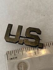 Authentic WWI US Army Officer Collar Insignia Lapel Pin picture