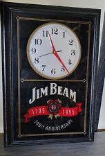 Vintage Jim Beam Wall Clock 200th Anniversary  WORKING picture