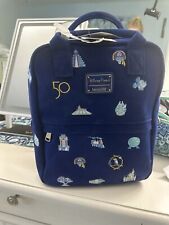 50th Anniversary Loungefly Disney Canvas Backpacks NWT In Original Packaging picture