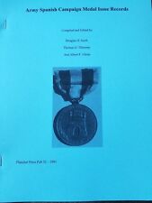 US Army 1898 Spanish Campaign Medal Roster Roll ex Gleim Planchet Press Book picture
