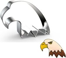 Eagle Bird Head Shape Cookie Cutter Silver  picture