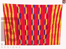 Kente Cloth Asante Kente African Art Ashanti Ghana Handwoven Fabric 6 yards picture