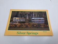  Silver Springs, Florida Ocala Postcard Boat Ride River Tour, Unposted  picture