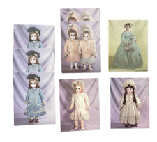 Vtg Delightful Dolls Correspondence Note Card Stationery Set of 8 With Envelopes picture