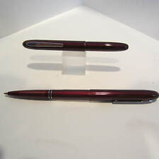 SET OF 2 RED BULLET CAPPED BALLPOINT PEN-GREAT POCKET PEN picture