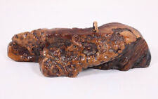 Knot Burl Wood 9” Sculpture Weight Art Stand Base Display as Found Broke Dowel picture