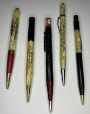 LOT OF 5 VINTAGE ADVERTISING MECHANICAL PENCILS picture