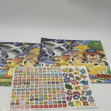 2 Pokemon Calendar 2010 McDonalds w/ 1 Sticker Sheet Japan picture