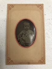 Vintage Antique CDV Card Of Young Baby - Anne Rebecca Byers. picture
