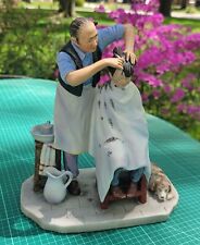 Gorham Norman Rockwell Four Seasons figurine Summer - Shear Agony Haircut 1st ed picture