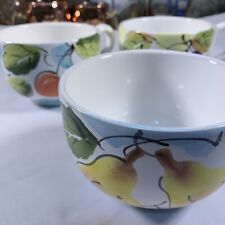 Three (3) Beautiful Coffee Mug - Ciao Italya by Bellini Made in Italy  16oz picture