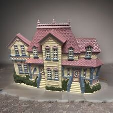 1989 BURWOOD PRODUCTS Decorative Plastic Victorian House Wall Hanging # 2921 EUC picture