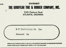 1956 Goodyear Tire & Rubber Company Piedmont Rd. Atlanta Georgia Statement 437 picture