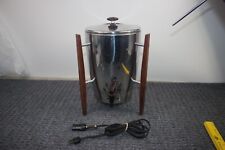 Vintage MCM Regal 1330 Rocket 10-30 Cup Percolator Coffee Maker Space Age Tested picture