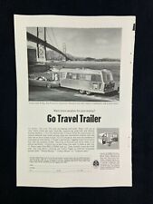 Travel Trailer Golden Gate Magazine Ad 7 x 10 Evinrude Outboard Motor picture