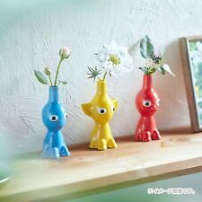 PIKMIN Vase Red & Blue & Yellow Set of 3 PIKMIN Nintendo Tokyo Osaka From JAPAN picture