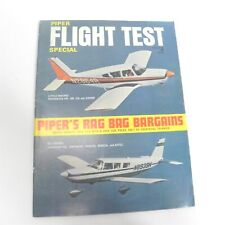 VINTAGE 1972 PIPER FLIGHT TEST SPECIAL BY PLANE & PILOT MAGAZINE SINGLE ISSUE  picture