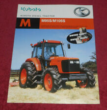 2004 Kubota M95S M105S Diesel Tractors Advertising Brochure picture