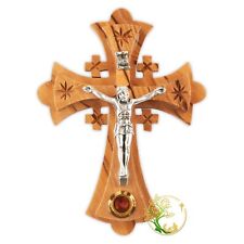 Wall crucifix from Bethlehem -Small crucifix cross gift from the Holy Land picture