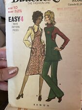 Vintage Butterick Sewing Pattern 6377 Size 10 Cut and Complete picture